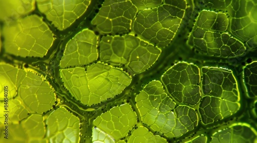 green background of plant cells