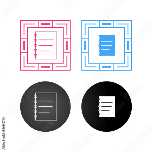 Notepad Vector Icon