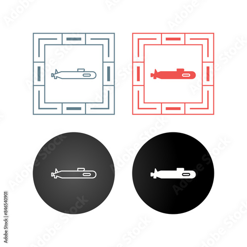 Submarine Vector Icon