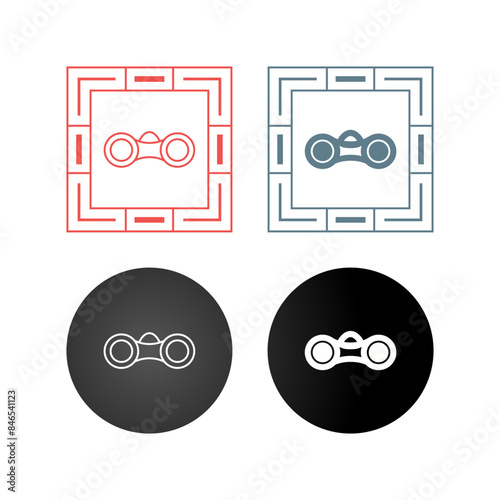 Binoculars Vector Icon