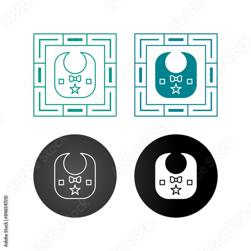 Baby Bib Vector Icon