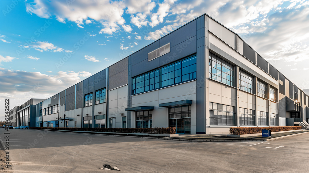 Building of logistics distribution center Building of logistics distribution center