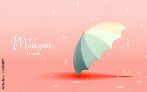 Cute umbrella for monsoon season