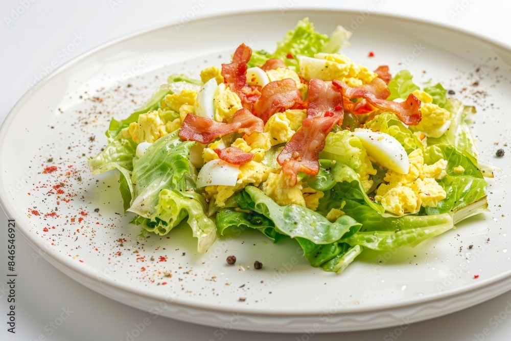 Delightful Bacon and Egg Salad with Tangy Mustard and Lemon Infusion Delightful Bacon and Egg Salad with Tangy Mustard and Lemon Infusion