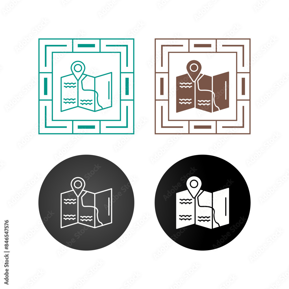 Map Vector Icon Map Vector Icon