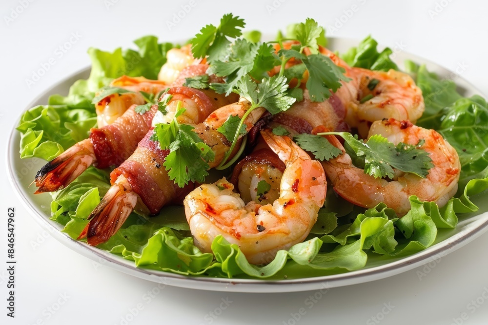 Orange and Chile Marinated Bacon Wrapped Shrimp Orange and Chile Marinated Bacon Wrapped Shrimp