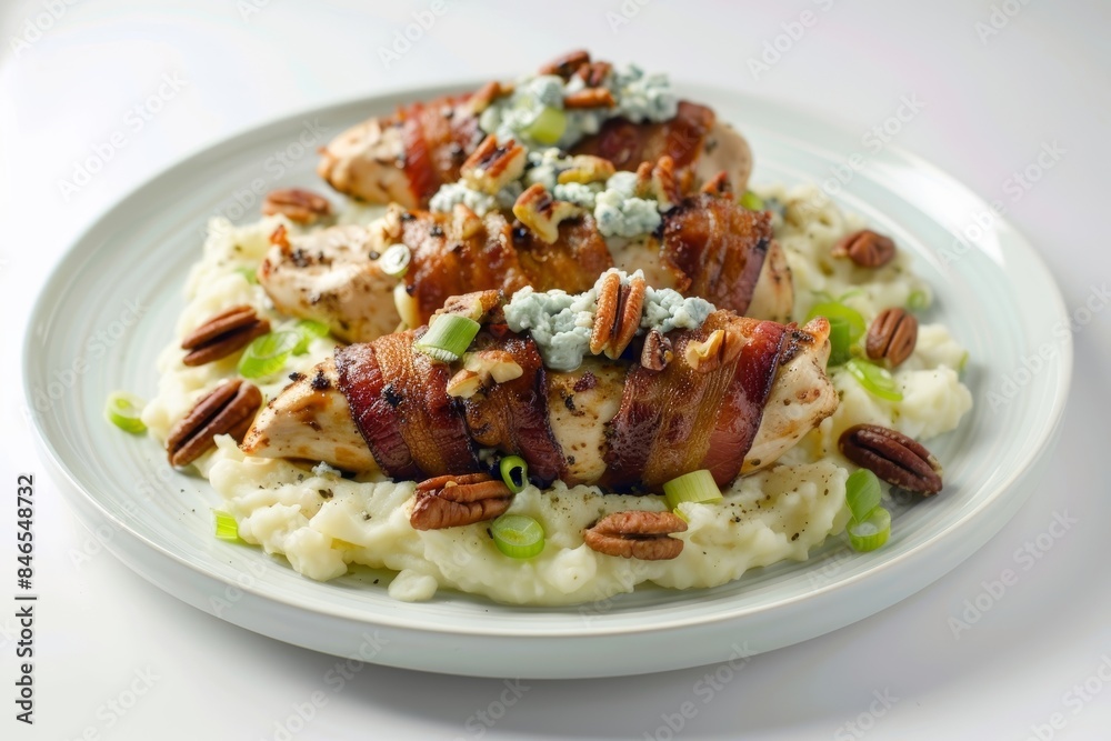 Bacon Wrapped Chicken with Blue Cheese and Juicy Chicken Bacon Wrapped Chicken with Blue Cheese and Juicy Chicken