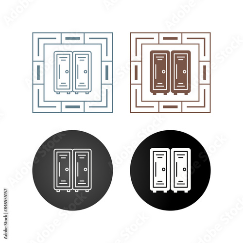 Locker Room Vector Icon