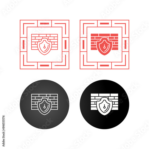 Firewall Vector Icon