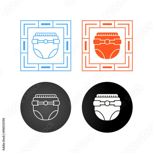 Diaper Vector Icon