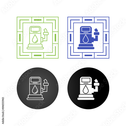 Gas Station Vector Icon