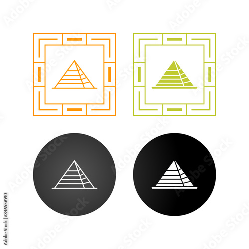Pyramid Vector Icon