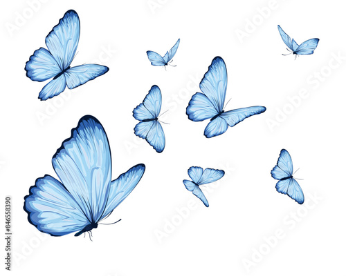 blue watercolor Vector illustration design for print, graphic, poster, sticker, fashion, slogan tee, t shirt.