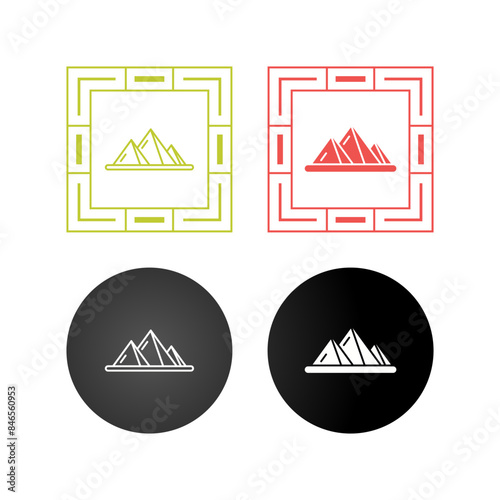 Pyramid Vector Icon