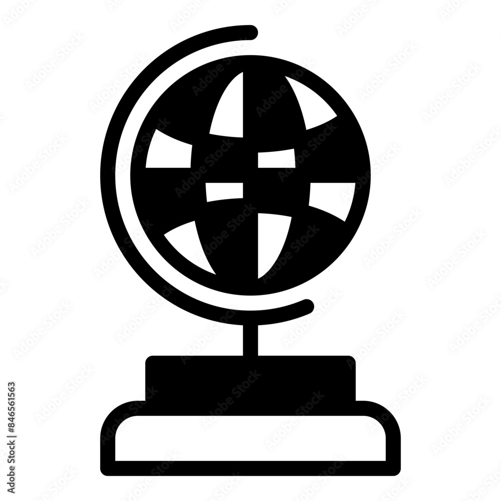 globe icon or logo illustration outline black style globe icon or logo illustration outline black style