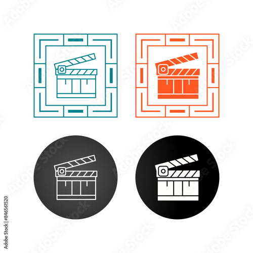 Clapperboard Vector Icon
