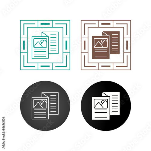 Brochure Vector Icon