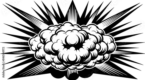 Comic Book Background Isolated On White Background. 