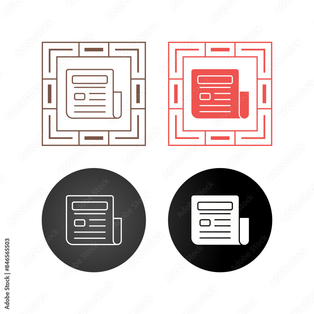 News Paper Vector Icon