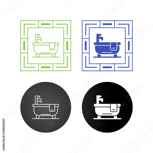 Bath Vector Icon