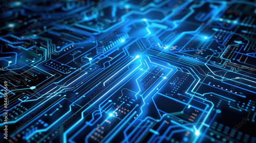 Electronic circuit board. Technology Concept ,Microchip CPU Processor Circuit Board. Digital Line Electronic circuit board. Technology Concept ,Microchip CPU Processor Circuit Board. Digital Line