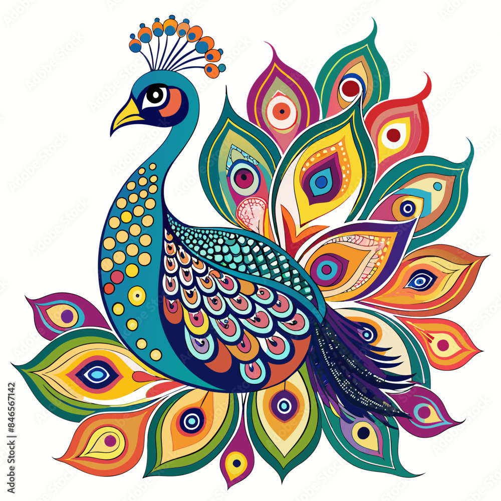peacock vector illustration peacock vector illustration