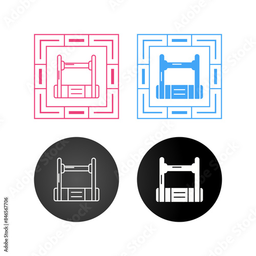 High Jump Vector Icon
