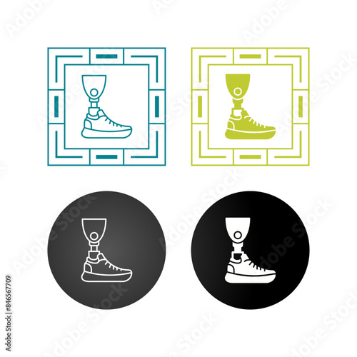 Prosthesis Vector Icon