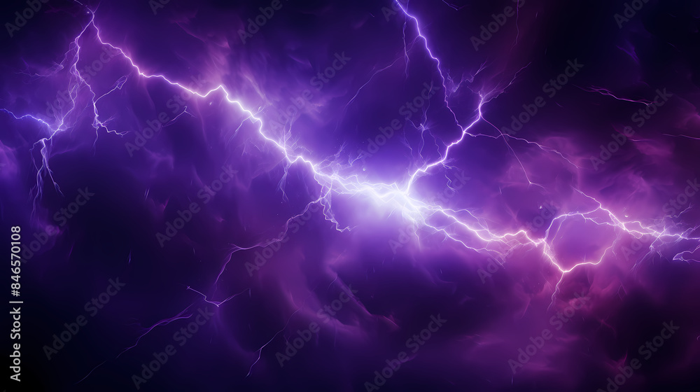 Purple lightning in the sky Purple lightning in the sky
