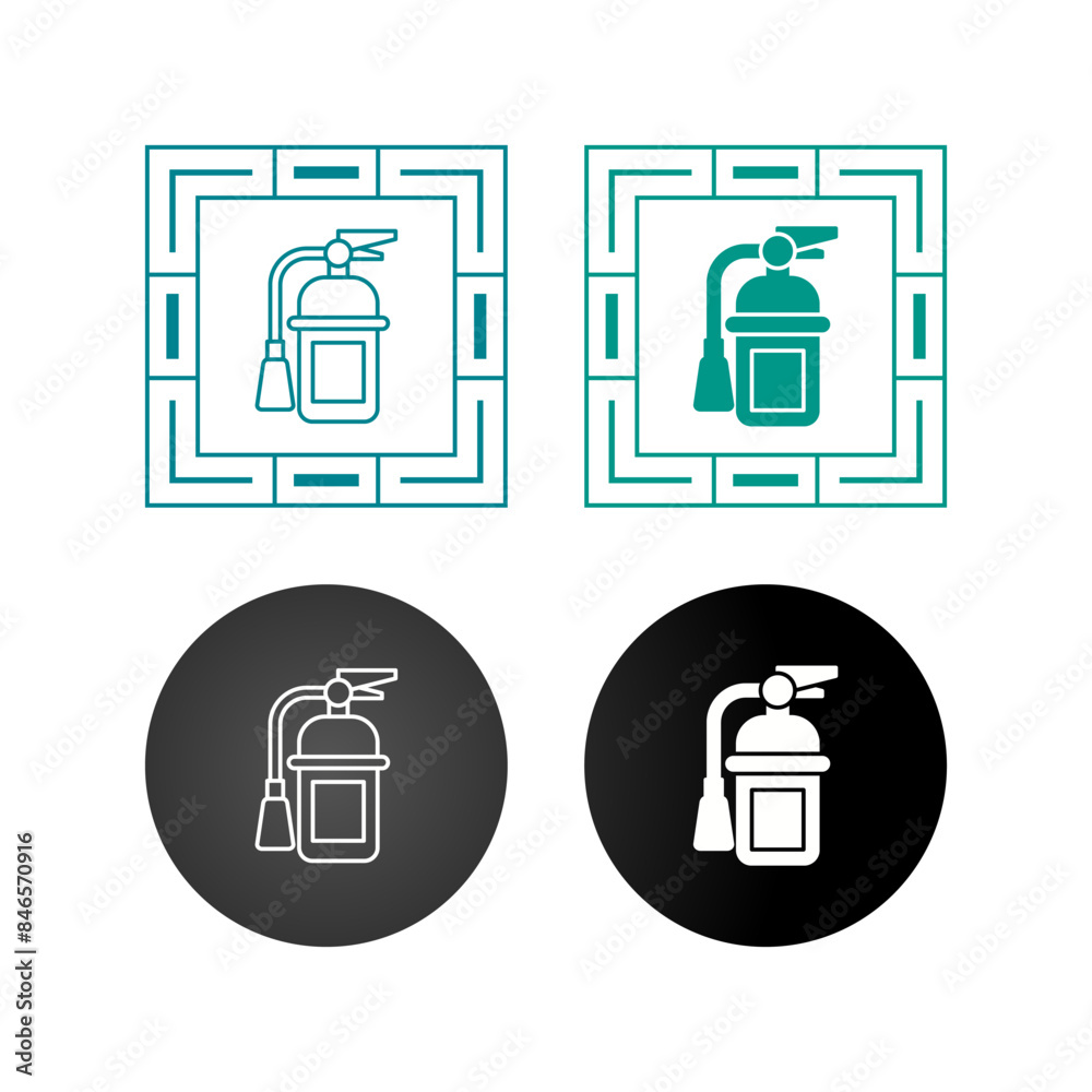 Fire Extinguisher Vector Icon Fire Extinguisher Vector Icon