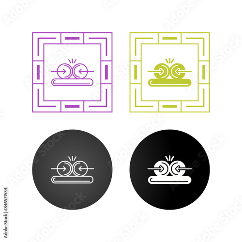 Collision Vector Icon
