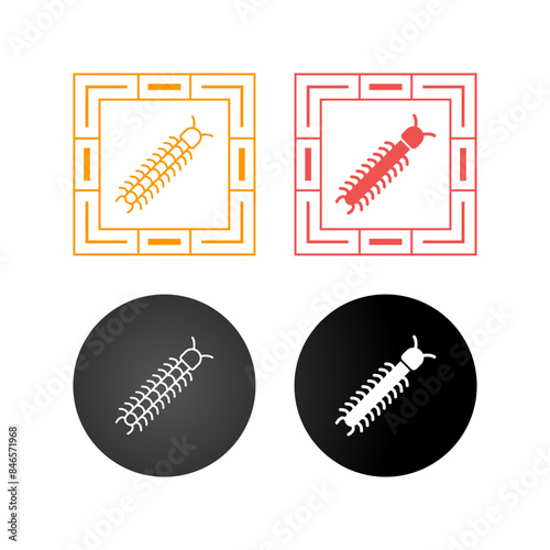 Centipede Vector Icon
