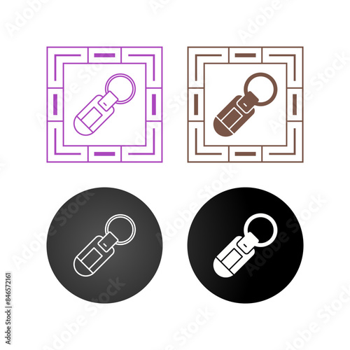 Keychain Vector Icon