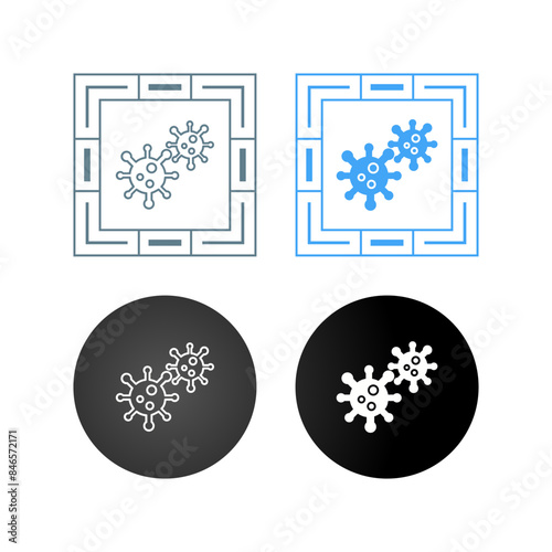 Covid virus Vector Icon