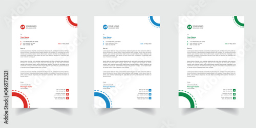 Corporate Letterhead Design Template