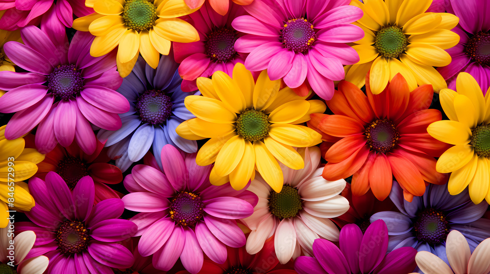 Colored chrysanthemums Colored chrysanthemums
