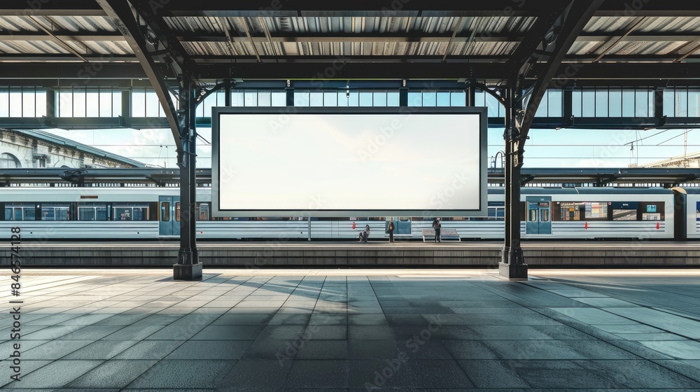 Railway Station Billboard | Billboard mockup | Landscape mockup Railway Station Billboard | Billboard mockup | Landscape mockup