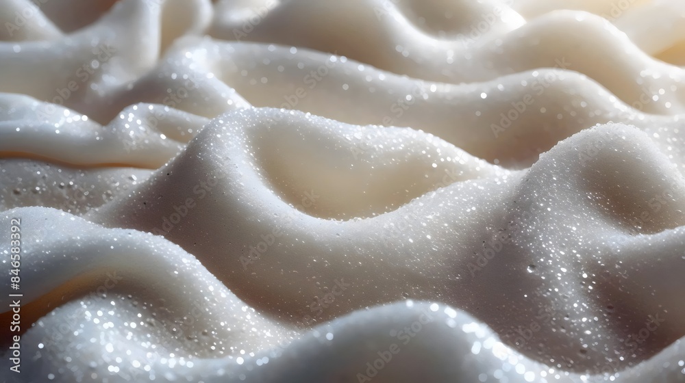 A white fabric with a lot of glitter on it A white fabric with a lot of glitter on it