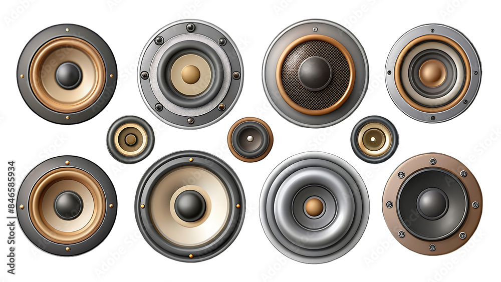 Set Of Speakers Isolated On Transparent Background, Collection Of Speakers
Set Of Speakers Isolated On Transparent Background, Collection Of Speakers