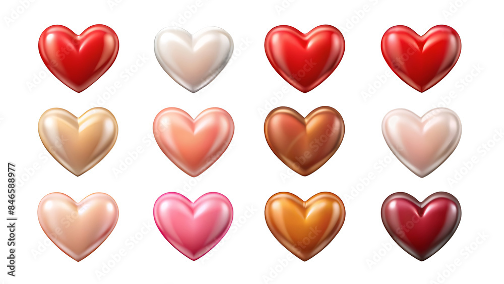Set Of Hearts Isolated On Transparent Background, Collection Of Hearts
Set Of Hearts Isolated On Transparent Background, Collection Of Hearts