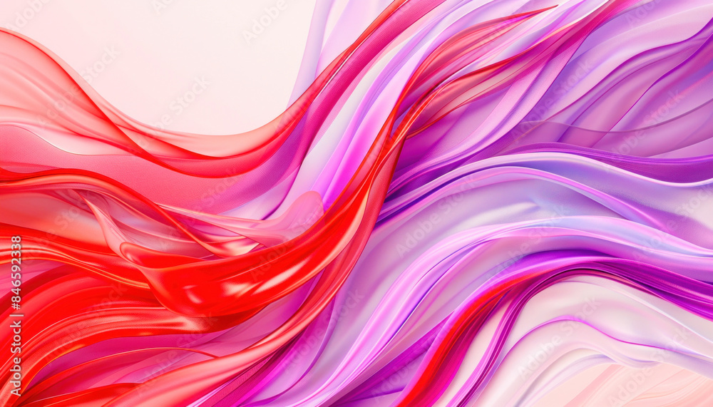 Close up of red and purple swirl on white background, showing colorfulness and artistic painting Close up of red and purple swirl on white background, showing colorfulness and artistic painting