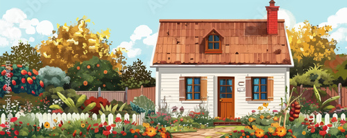 house in the garden