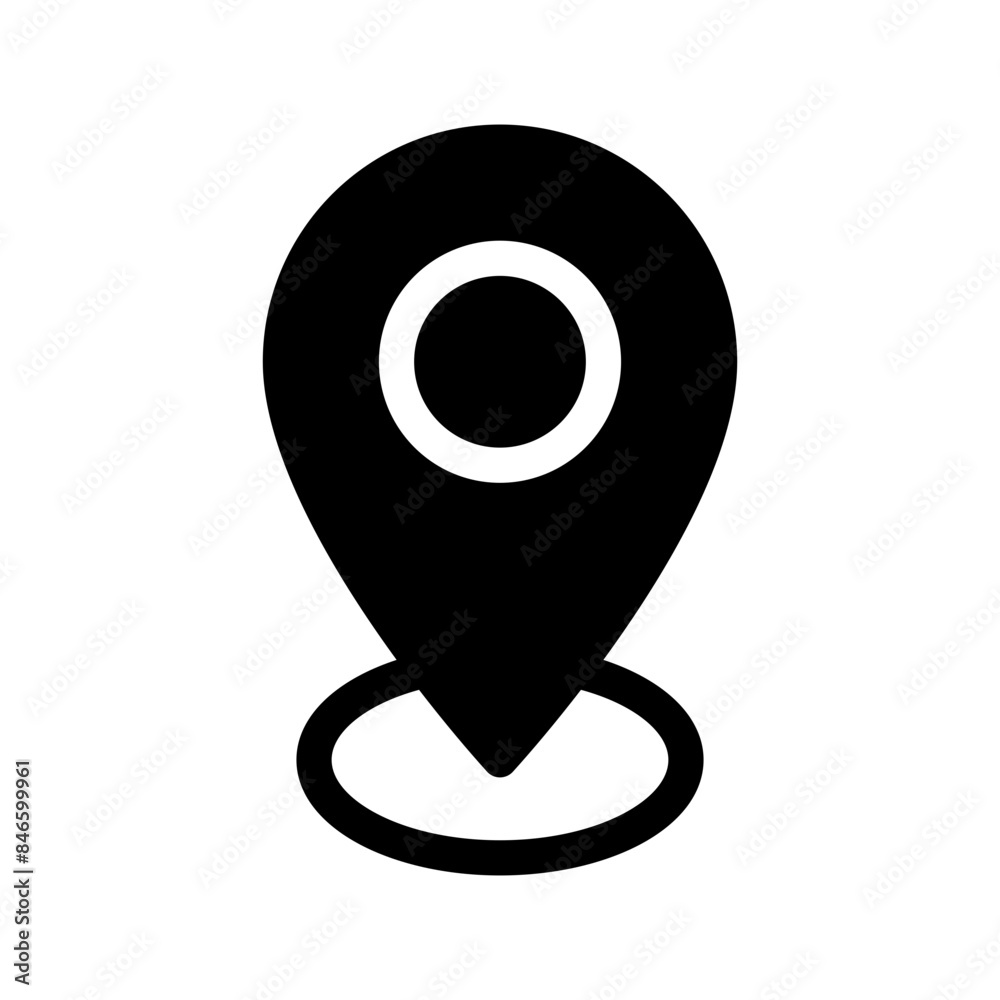 Location Icon Vector Symbol Design Illustration Location Icon Vector Symbol Design Illustration