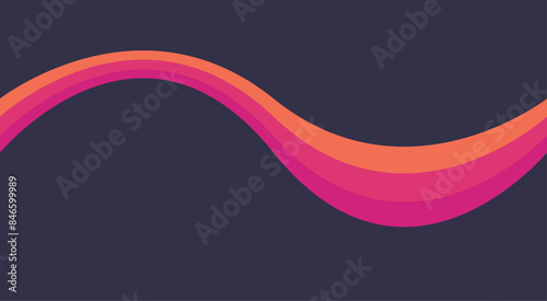 Abstract colorful waves background
