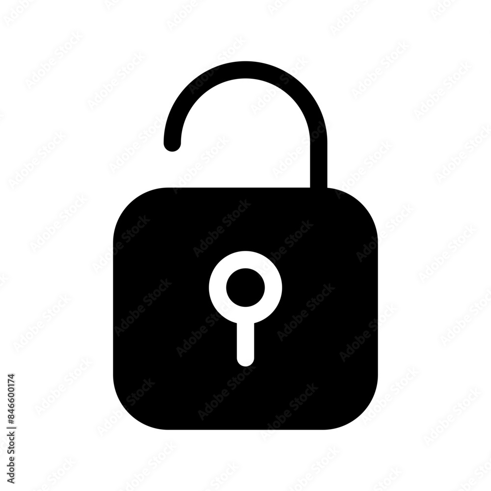 Unlock Icon Vector Symbol Design Illustration Unlock Icon Vector Symbol Design Illustration