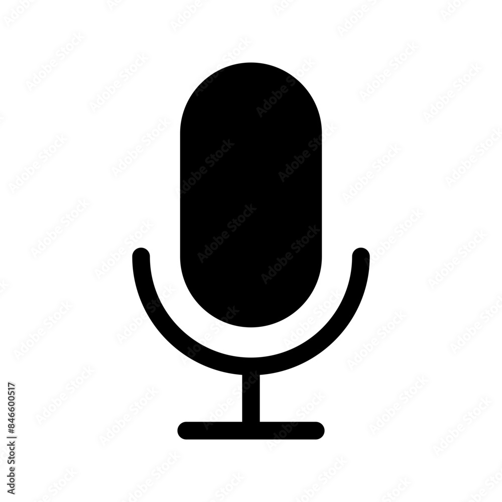 Microphone Icon Vector Symbol Design Illustration Microphone Icon Vector Symbol Design Illustration