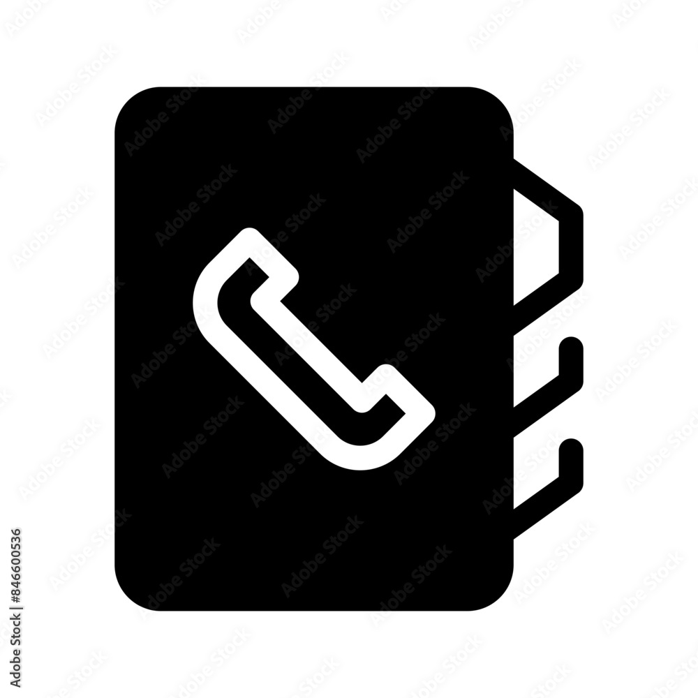 Contacts Icon Vector Symbol Design Illustration