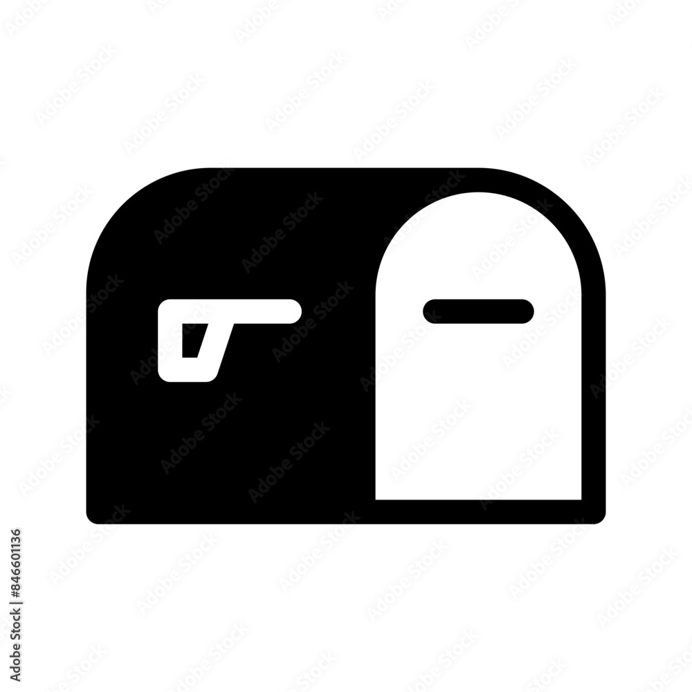 Obraz premium Mailbox Icon Vector Symbol Design Illustration