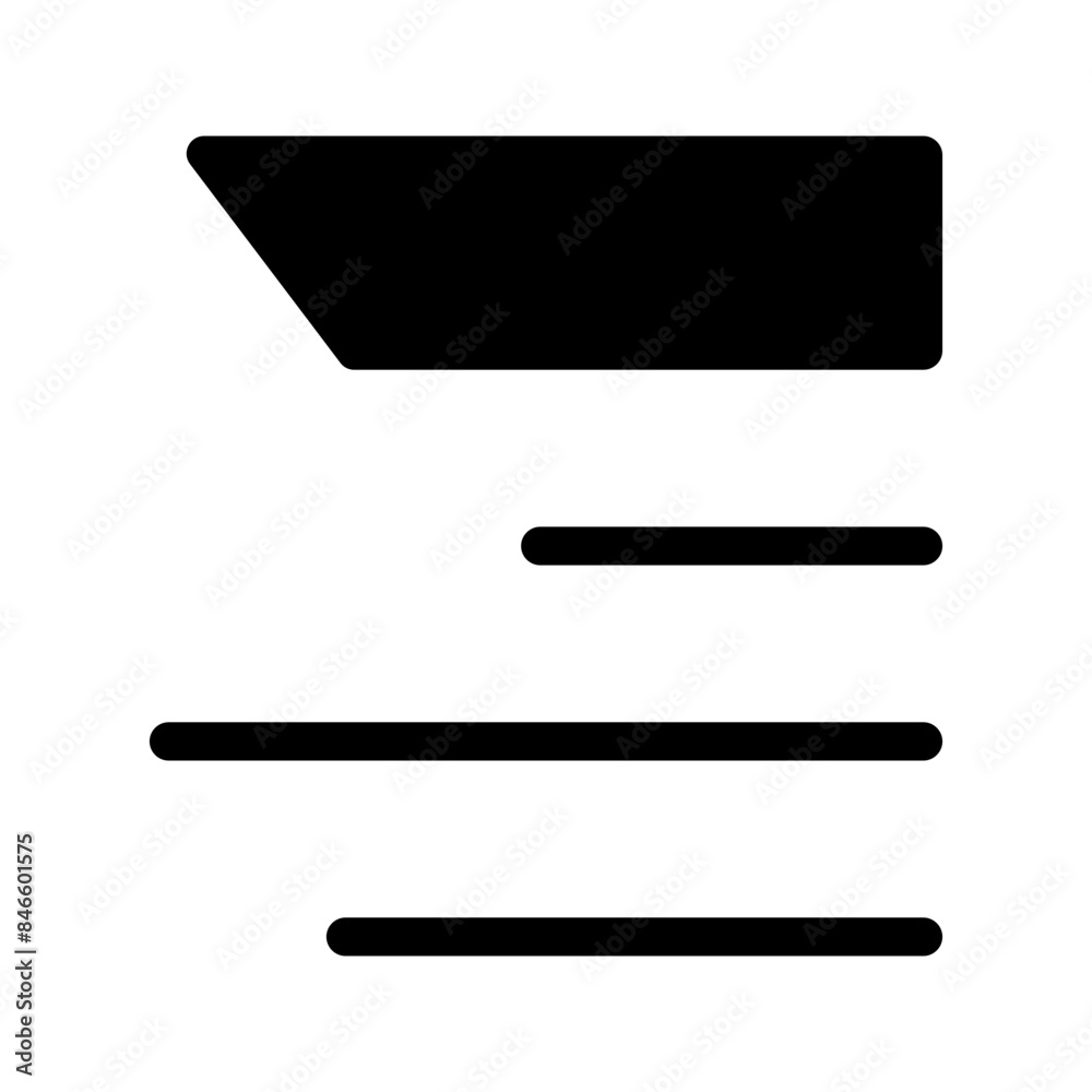 Text Formatting To Right Icon Vector Symbol Design Illustration Text Formatting To Right Icon Vector Symbol Design Illustration