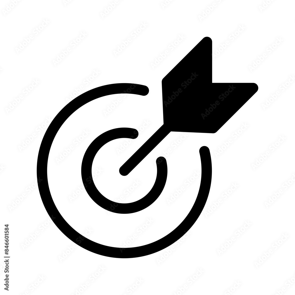 Target Icon Vector Symbol Design Illustration Target Icon Vector Symbol Design Illustration
